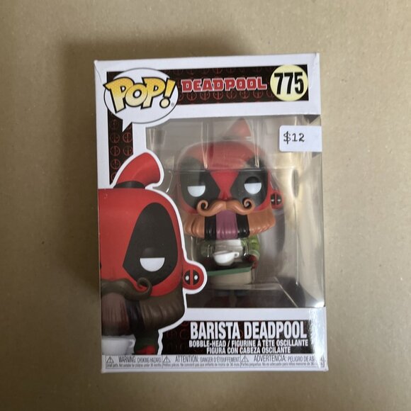 Funko Pop! Vinyl: Marvel - Barista Deadpool #775 Nerdy 30 Years - Picture 1 of 6